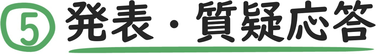 発表・質疑応答